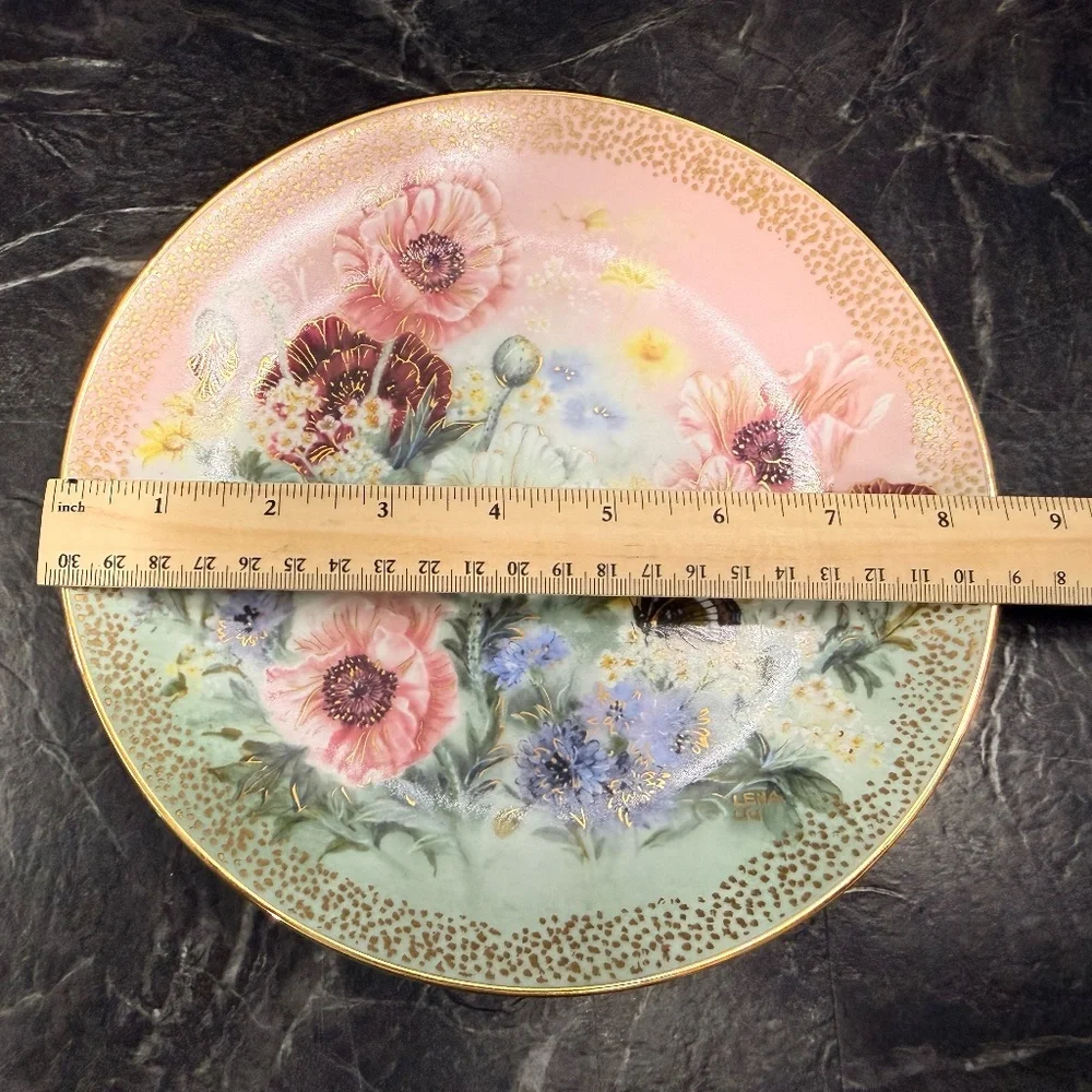 W.L. George “Poppy Pastorale” by Lena Liu Collector Plate